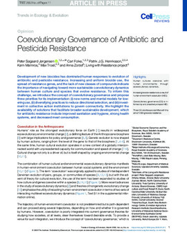Coevolutionary governance of antibiotic and pesticide resistance