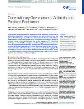 Coevolutionary governance of antibiotic and pesticide resistance Coevolutionary governance of antibiotic and pesticide resistance