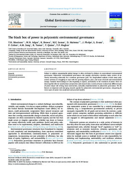 The black box of power in polycentric environmental governance The black box of power in polycentric environmental governance