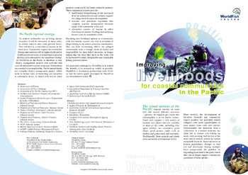 Improving livelihoods for coastal communities in the Pacific Improving livelihoods for coastal communities in the Pacific