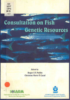 Consultation on fish genetic resources Consultation on fish genetic resources