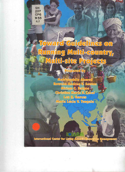 Toward guidelines on running multi-country, multi-site projects: summary report of an in-house workshop held on 18 January 1997 Toward guidelines on running multi-country, multi-site projects: summary report of an in-house workshop held on 18 January 1997