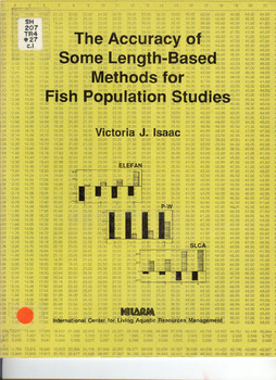 The accuracy of some length-based methods for fish population studies The accuracy of some length-based methods for fish population studies