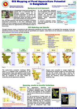 GIS mapping of pond aquaculture potential in Bangladesh GIS mapping of pond aquaculture potential in Bangladesh