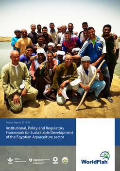 Institutional, policy and regulatory framework for sustainable development of the Egyptian aquaculture sector Institutional, policy and regulatory framework for sustainable development of the Egyptian aquaculture sector