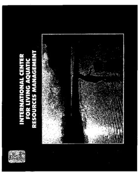 International Center for Living Aquatic Resources Management: [brochure]