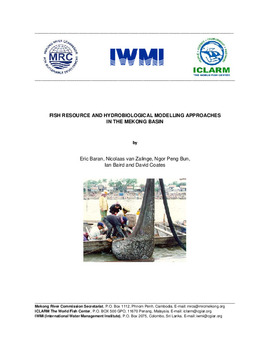 Fish resource and hydrobiological modelling approaches in the Mekong Basin