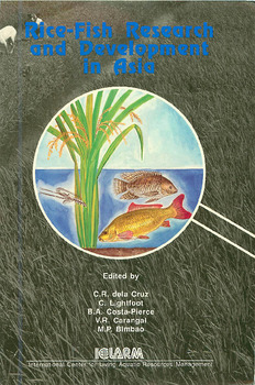 Rice-fish research and development in Asia Rice-fish research and development in Asia