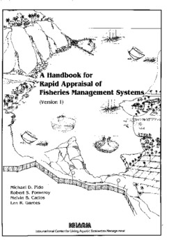 A handbook for rapid appraisal of fisheries management systems: (version 1)
