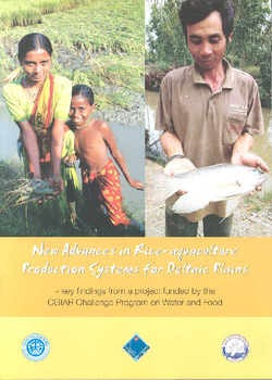 New advances in rice-aquaculture production systems for deltaic plains: key findings from a project funded by the CGIAR challenge Program on water and food