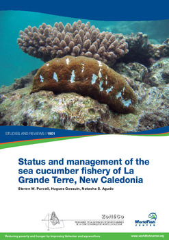 Status and management of the sea cucumber fishery of La Grande Terre, New Caledonia. Programme ZoNéCo Status and management of the sea cucumber fishery of La Grande Terre, New Caledonia. Programme ZoNéCo