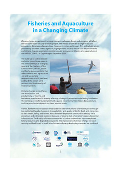 Fisheries and aquaculture in a changing climate Fisheries and aquaculture in a changing climate