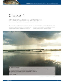Introduction and conceptual framework Introduction and conceptual framework