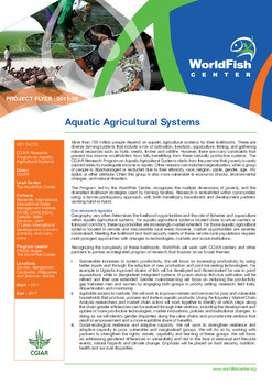 Aquatic Agricultural Systems Aquatic Agricultural Systems