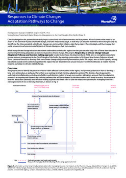 Responses to climate change: adaptation pathways to change