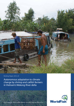 Autonomous adaptation to climate change by shrimp and catfish farmers in Vietnam’s Mekong River delta