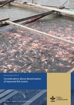 Considerations about effective dissemination of improved fish strains Considerations about effective dissemination of improved fish strains