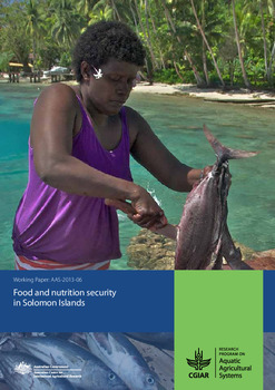 Food and nutrition security in Solomon Islands