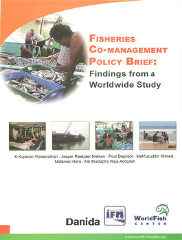 Fisheries co-management policy brief: findings from a worldwide study