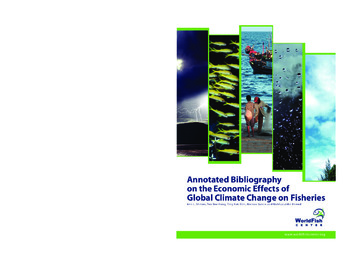 Annotated bibliography on the economic effects of global climate change on fisheries Annotated bibliography on the economic effects of global climate change on fisheries