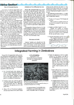 Integrated farming in Zimbabwe Integrated farming in Zimbabwe