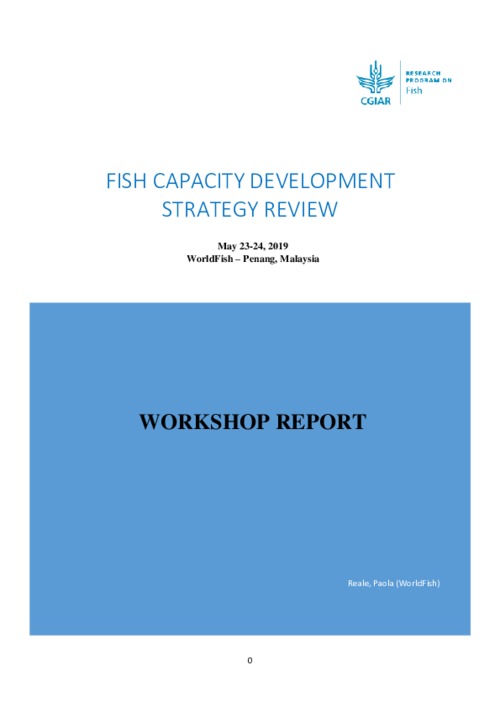 Capacity Development Strategy Review Workshop Capacity Development Strategy Review Workshop