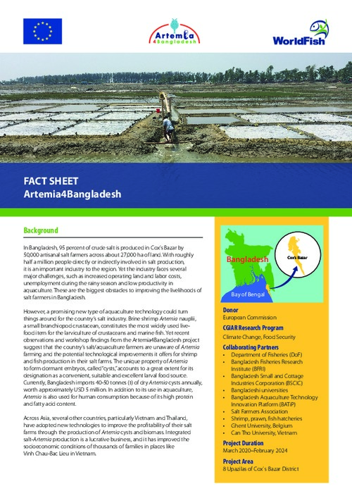 Artemia4Bangladesh Artemia4Bangladesh