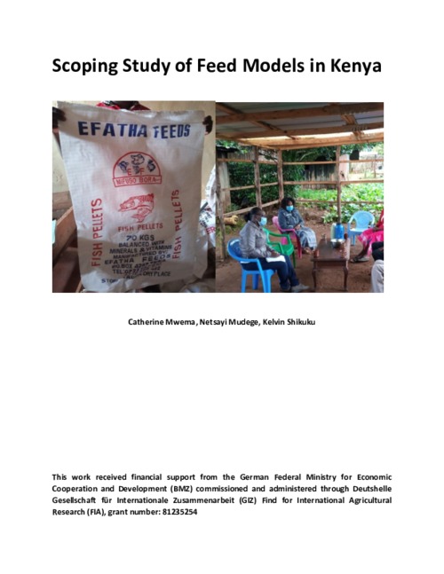 Scoping study of feed models in Kenya Scoping study of feed models in Kenya