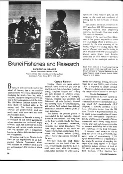 Brunei fisheries and research