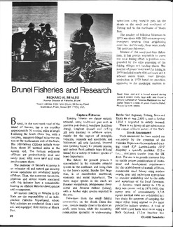 Brunei fisheries and research Brunei fisheries and research