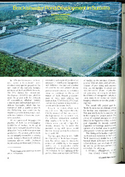 Brackishwater pond development in Sumatra