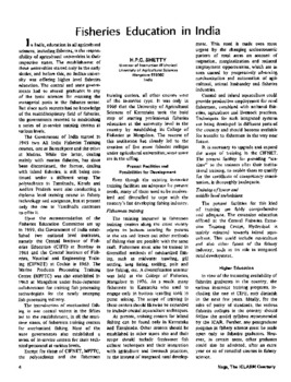 Fisheries education in India
