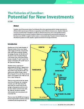 The fisheries of Zanzibar: potential for new investments