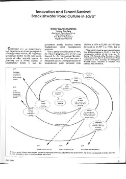 Innovation and tenant survival: brackishwater pond culture in Java Innovation and tenant survival: brackishwater pond culture in Java