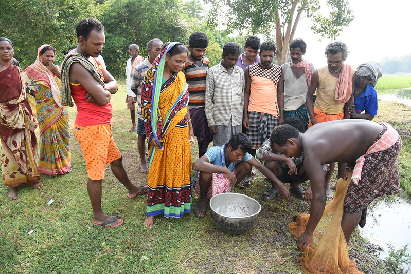 Members of Laxminarayana Primary Fisherman's Cooperative Society