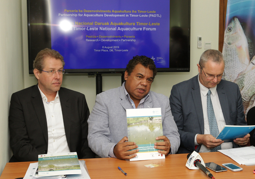 The new Better Management Practices for GIFT in Timor-Leste guide was launched at the event.