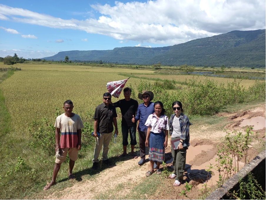 Potential zones for Integrated rice fish system in Sanamxay, Laos. Photo credit: Viengxay Xaydala, IWMI, Laos