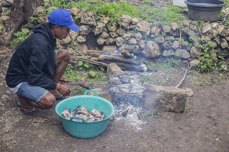 Grilled fish