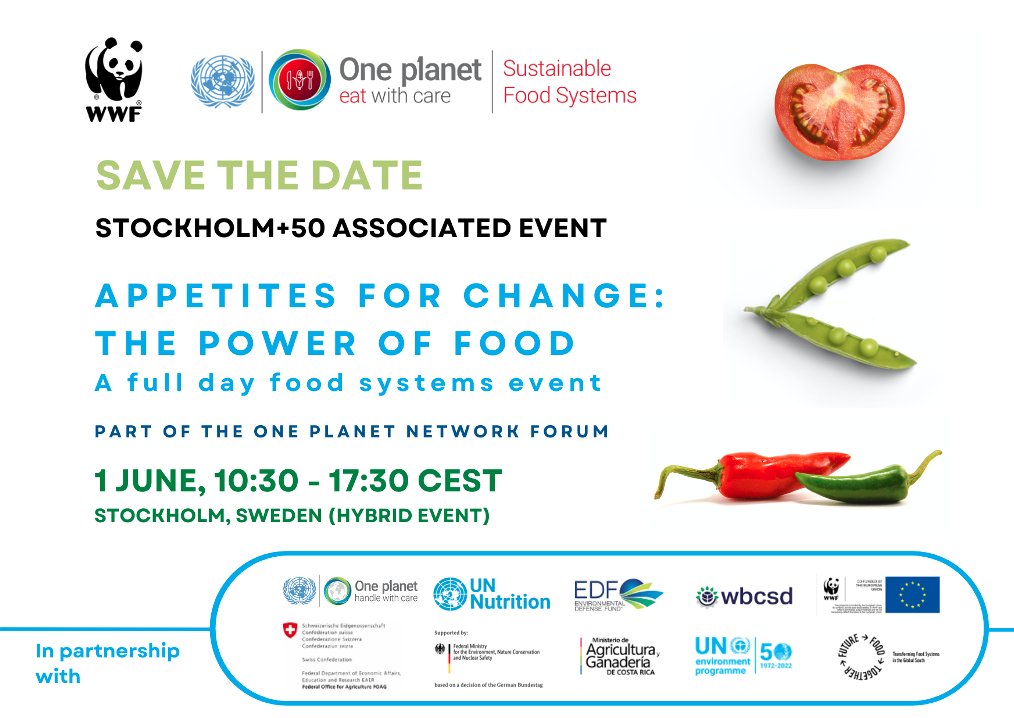 Stockholm +50 - Appetites for change: The power of food
