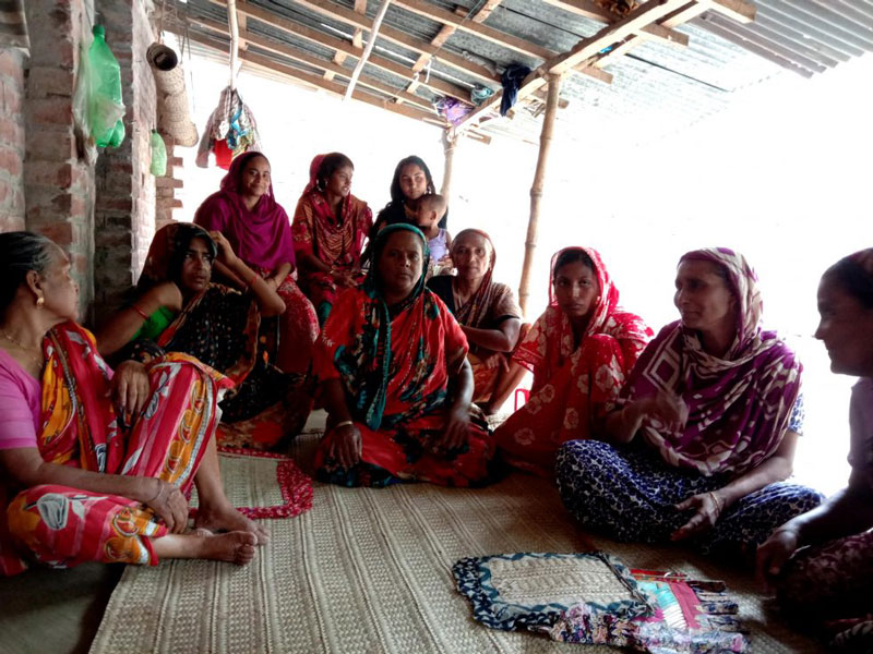  women’s fish farmers group