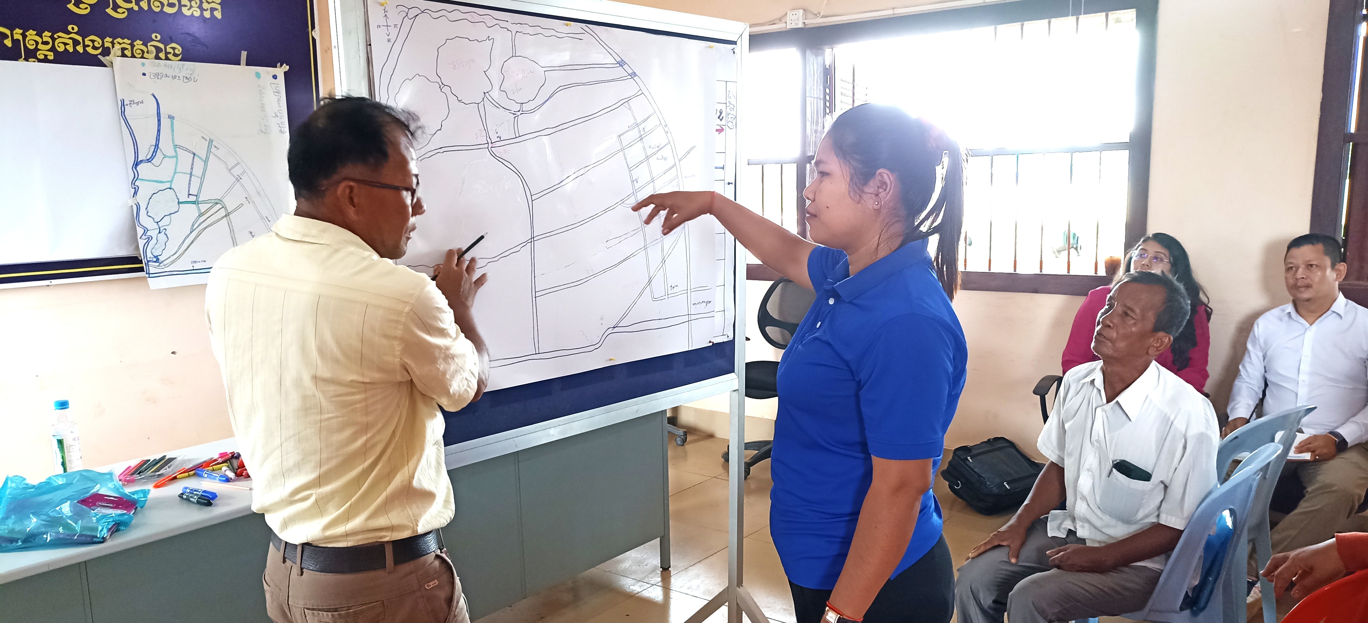 Chea Kong joins local authorities and stakeholders in planning discussions to improve coordination across water, fisheries and agriculture.