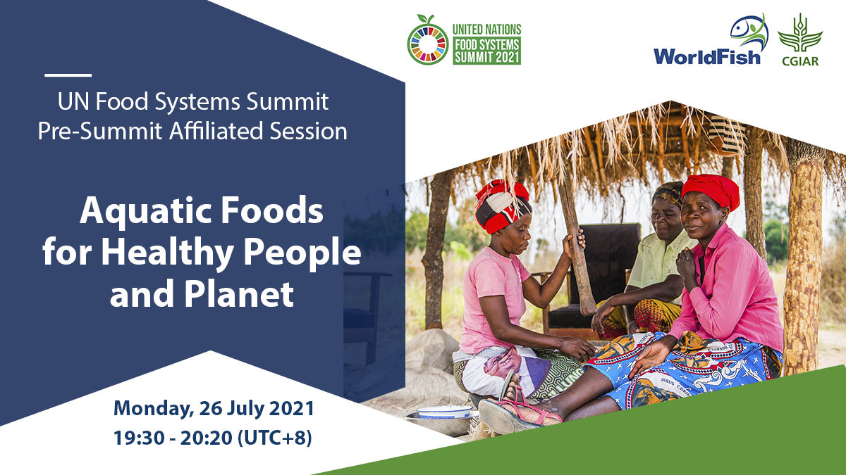 UN Food Systems Pre-Summit Affiliated Session: Aquatic foods for healthy people and planet  