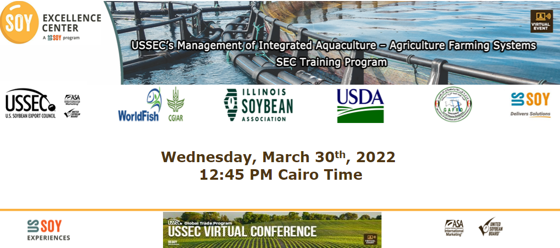 SEC Training Program: USSEC's Management of Integrated Aquaculture – Agriculture farming systems 1