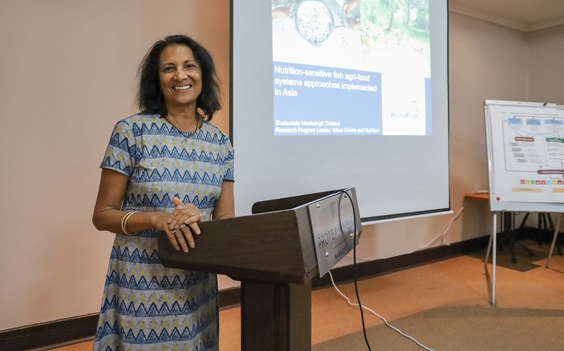 Dr Shakuntala H. Thilsted, Research Program Lead Value Chains and Nutrition, WorldFish.