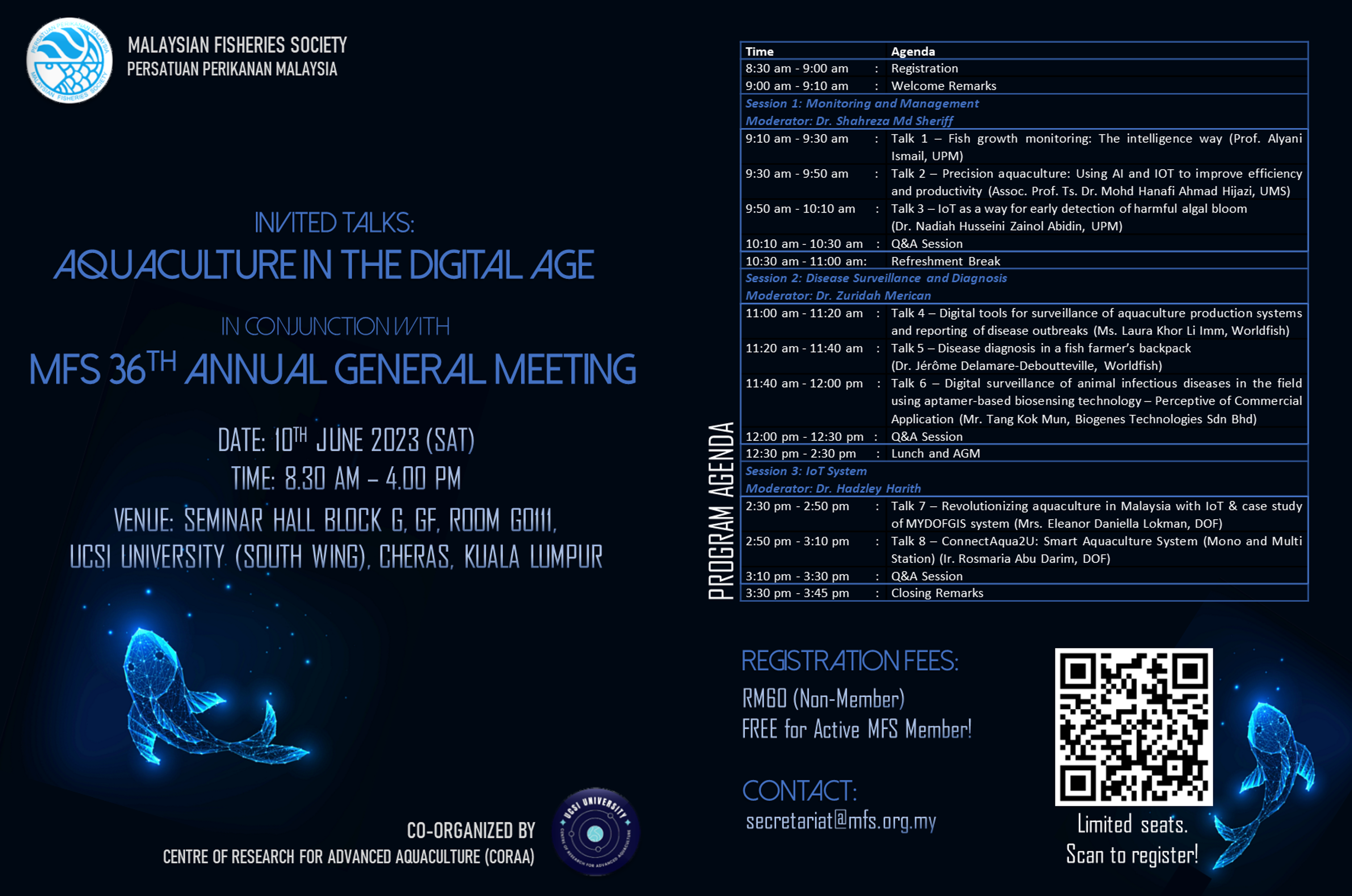 Malaysian Fisheries Society (MFS): Aquaculture in the digital age