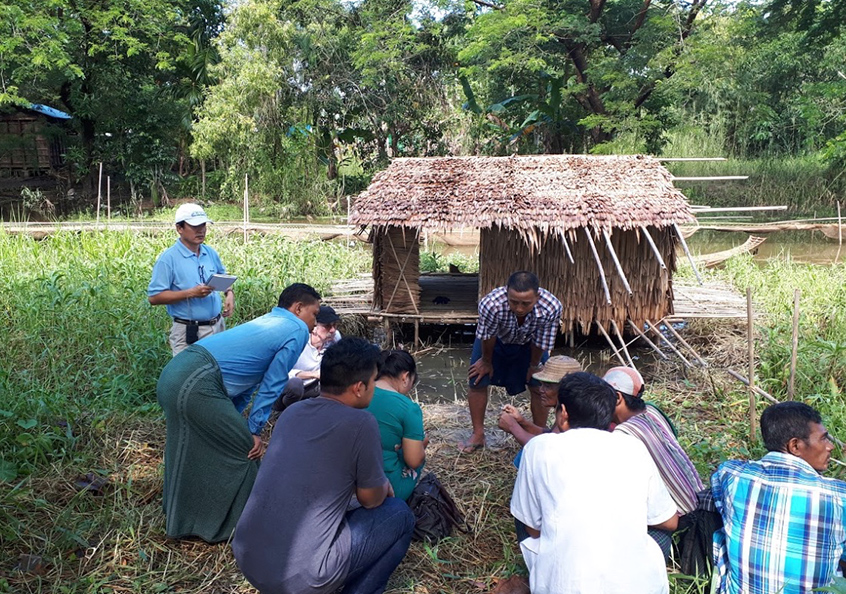 Participatory consultation with fishers in Maubin, Myanmar