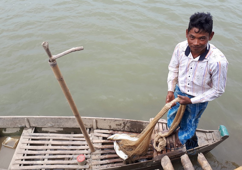 Community Fishery Association member in Ayeyarwady Delta