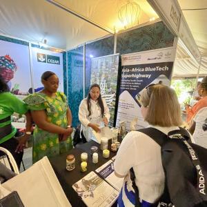 AABS booth at IFAJ in Nairobi