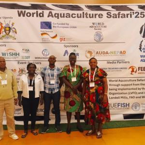 WorldFish team with colleagues from KMFRI