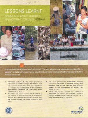 Lessons learnt community based fisheries management (CBFM) in Vietnam